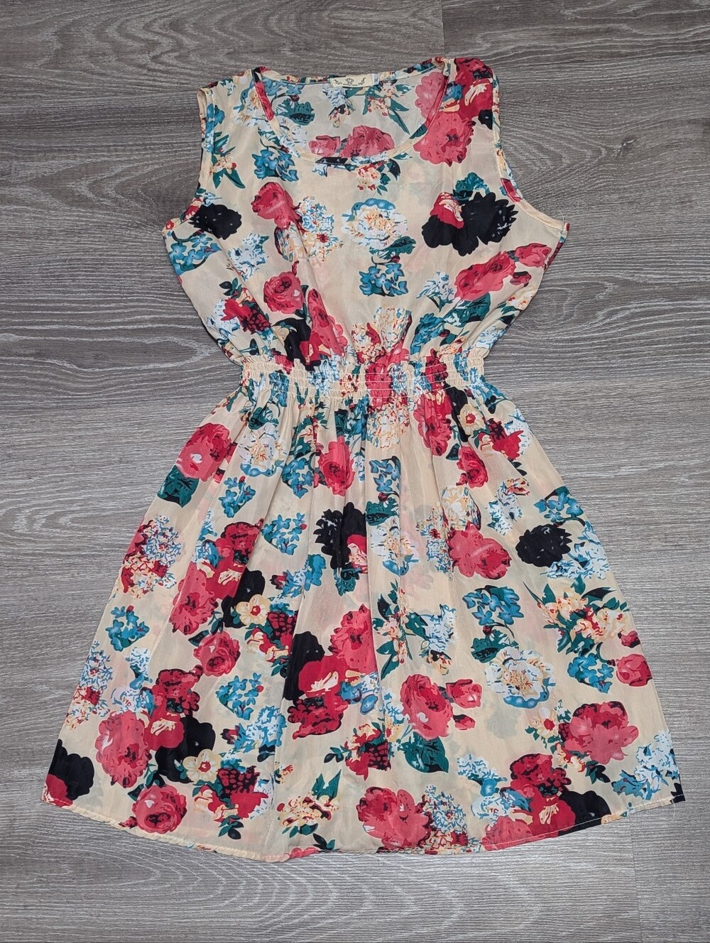 DRUNKEN TANGO | floral fit + flare dress